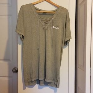 Lace Up T-shirt